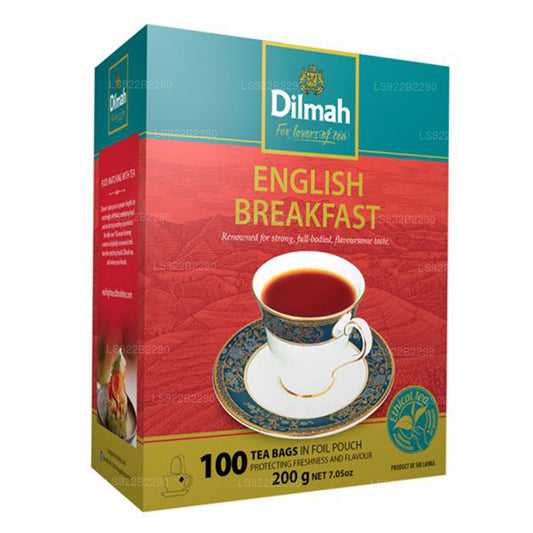 Английский чай для завтрака Dilmah (200 г) 100 пакетиков