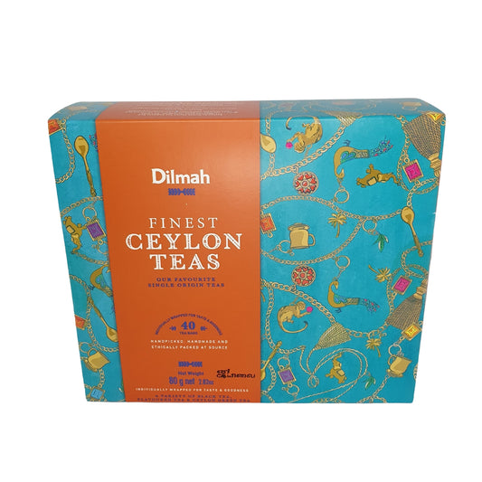 Подарочная упаковка цейлонских чаев Dilmah Finest (80 г) 40 пакетиков чая