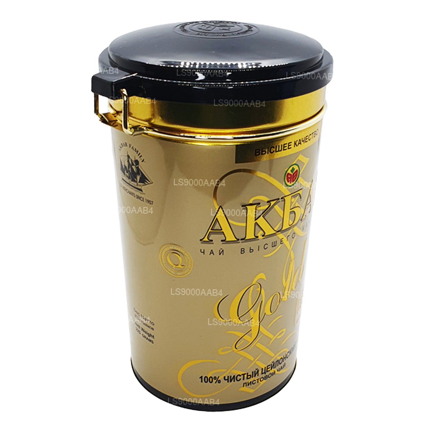 Чай «Акбар» с золотыми листьями (225 г)