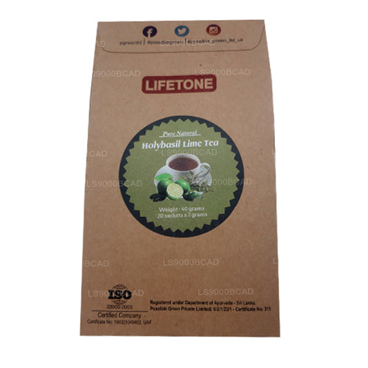 Чай Lifetone со святым базиликом и лаймом (40 г)