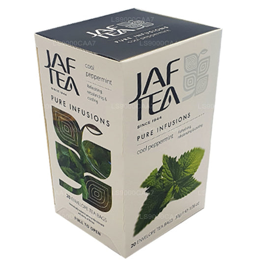Коллекция чистых инфузий Jaf Tea, прохладная фольга с мятой перечной, конверт, пакетики для чая (30 г)