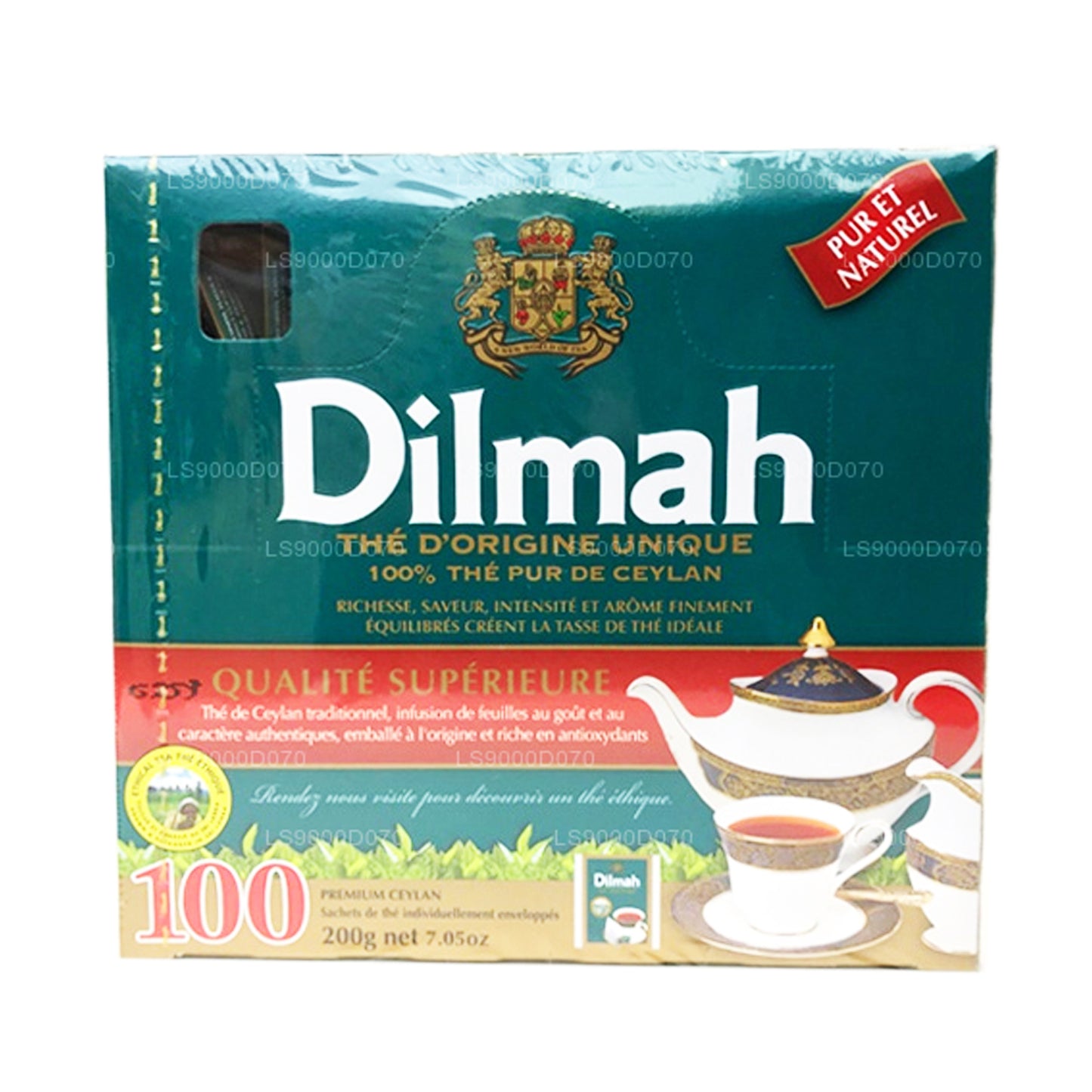 Бумажный конверт Dilmah Premiun (100 чайных пакетиков)