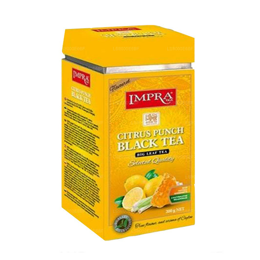 Цитрусовый пунш Impra с большими листьями (200 г), металлическая корзина