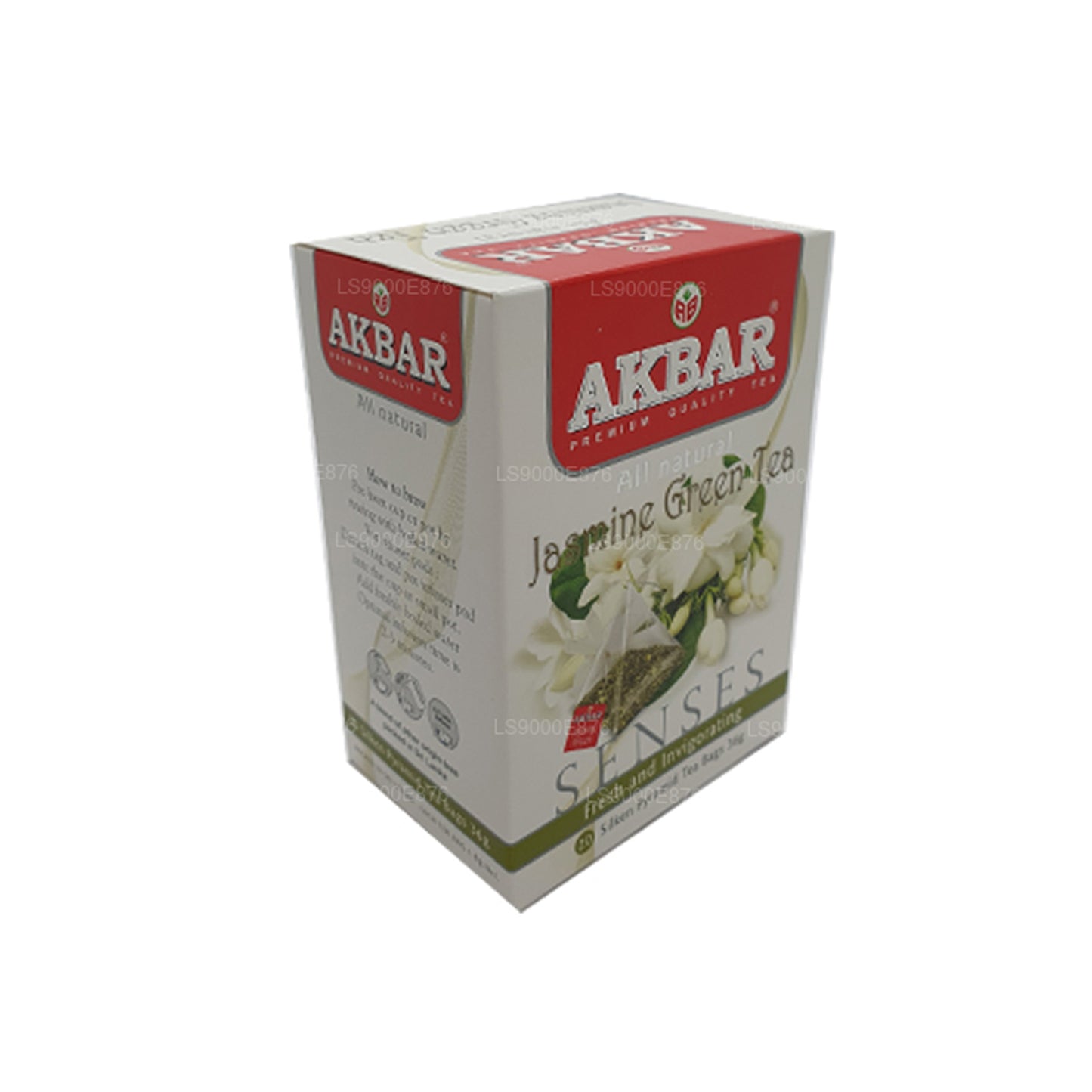 Зеленый чай Akbar с жасмином (36 г) 20 пакетиков