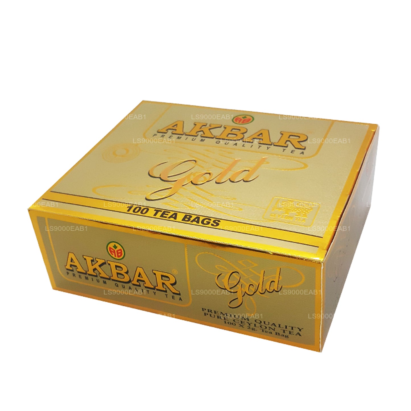 100% чистый цейлонский чай Акбар Голд Премиум (200 г) 100 пакетиков
