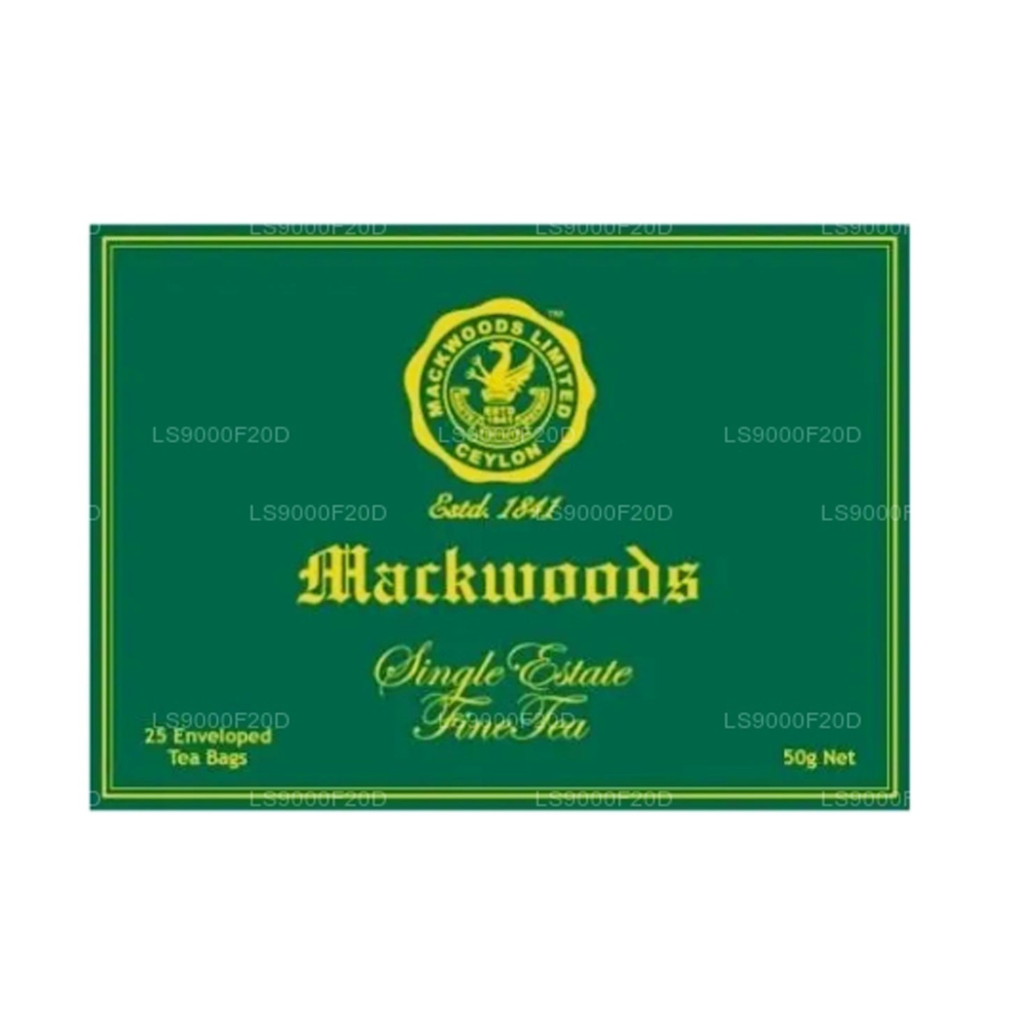 Mackwoods Classic, Превосходный черный чай, в 25 пакетиках чая в конвертах (50 г)