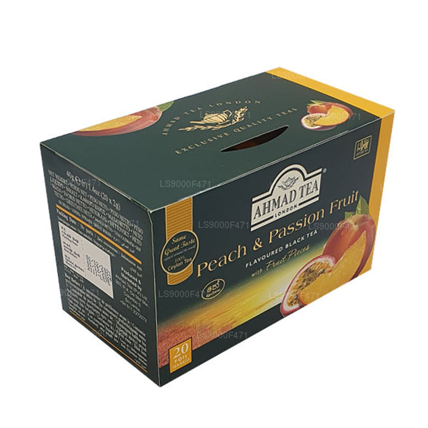 Ahmad Tea Персик и страсть 20 пакетиков из фольги (40 г)