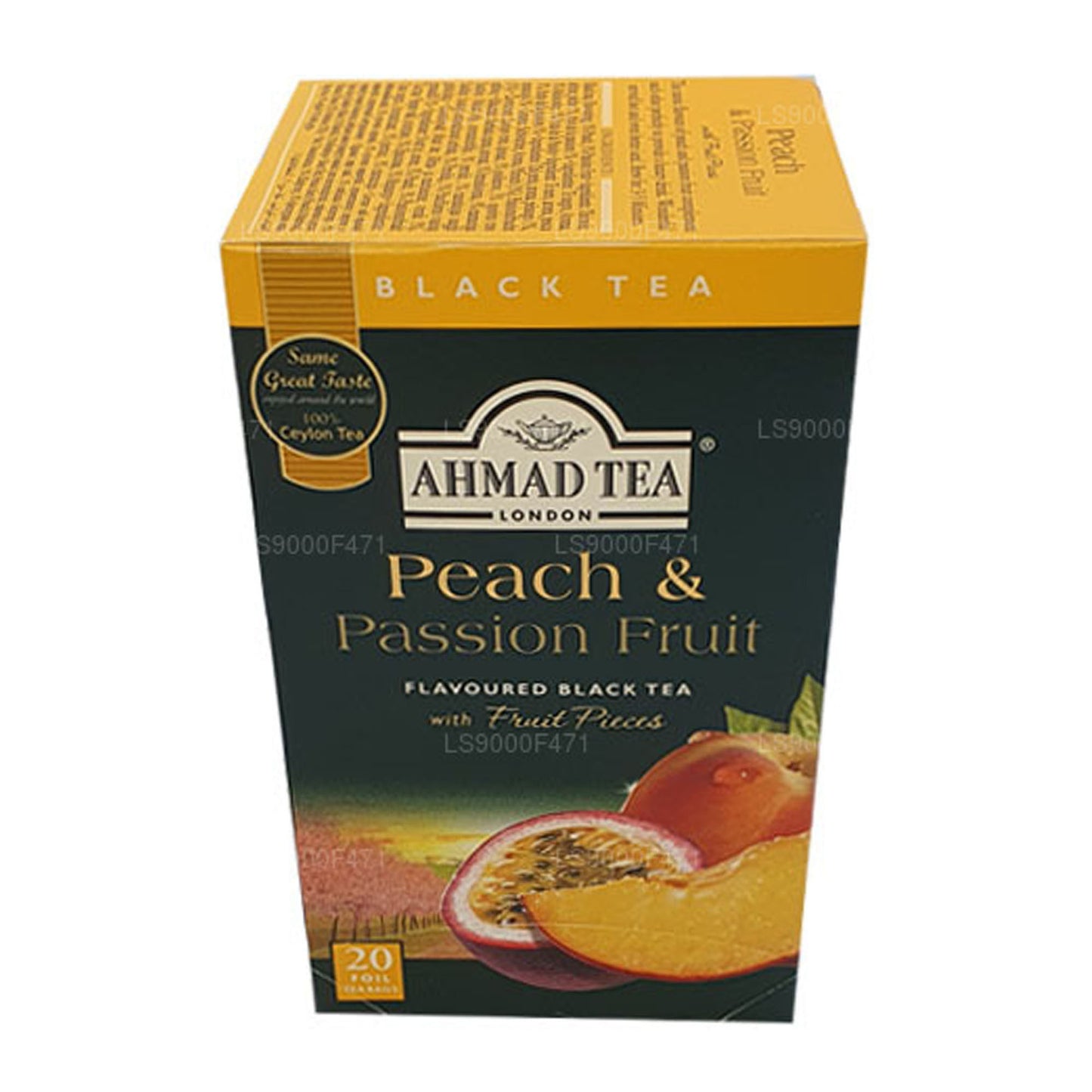 Ahmad Tea Персик и страсть 20 пакетиков из фольги (40 г)