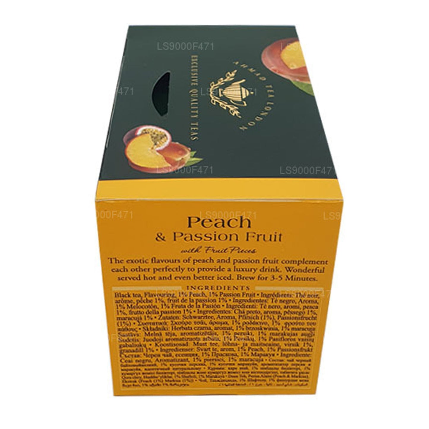 Ahmad Tea Персик и страсть 20 пакетиков из фольги (40 г)