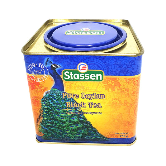 Чистый цейлонский черный чай Stassen (250 г), олово