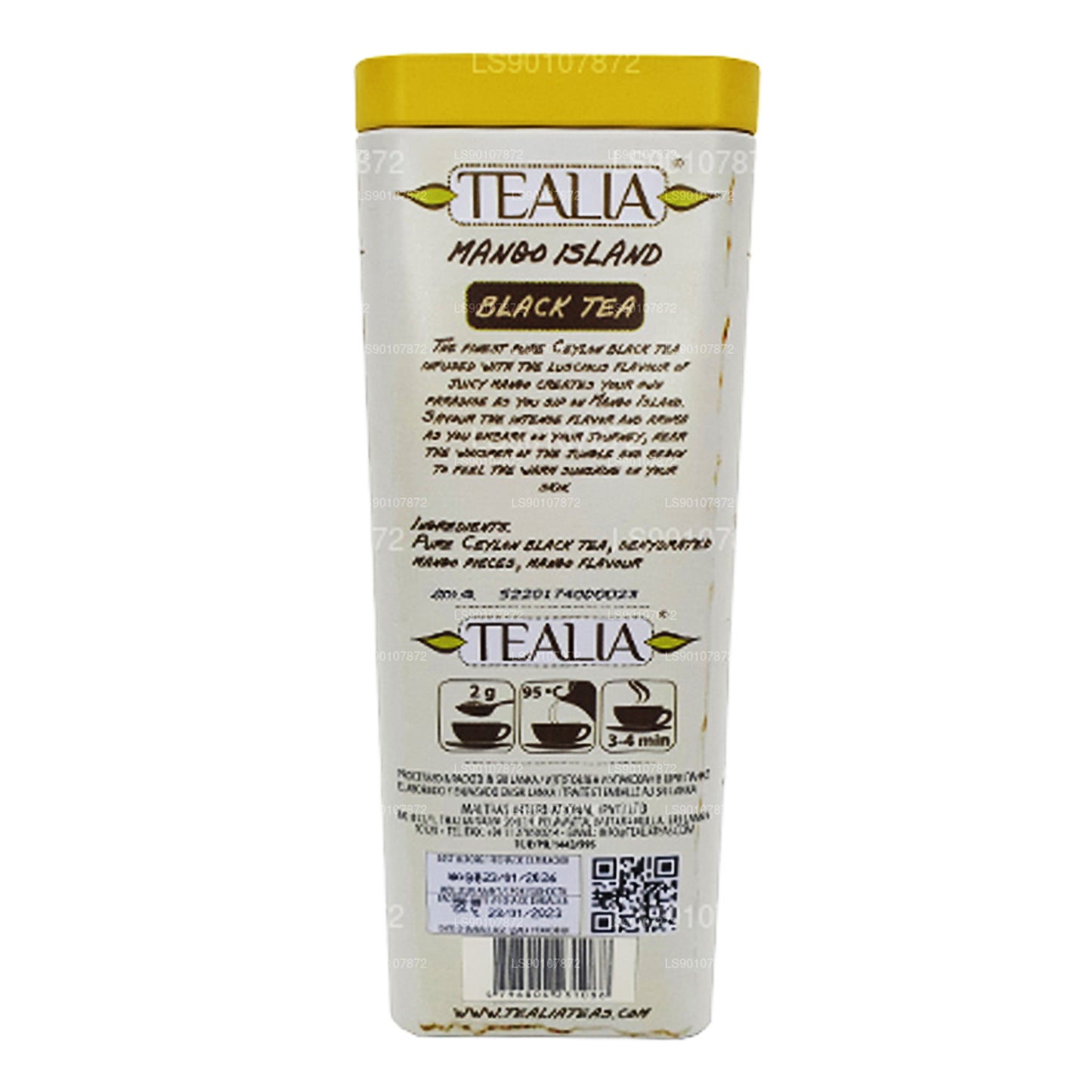 Сыпучие листья Tealia с островом манго (100 г)