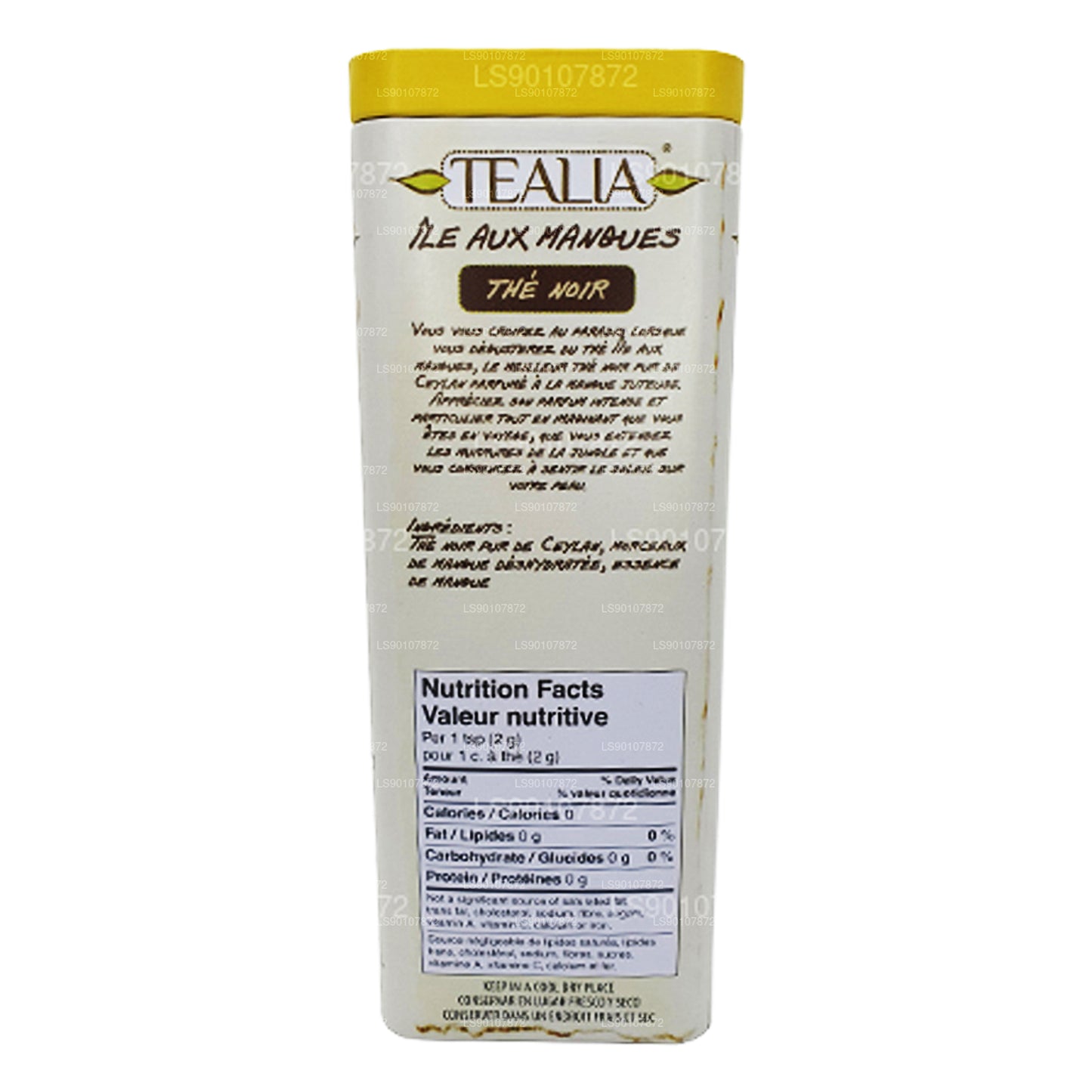 Сыпучие листья Tealia с островом манго (100 г)