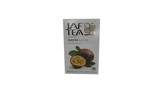 Коллекция Jaf Tea Pure Fruits, черный чай, маракуйя, фольга, конверт, чай в пакетиках (30 г)