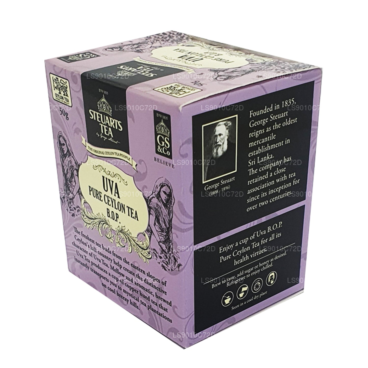 Листовой чай Джорджа Стюарта с виноградом бобовым маслом (50 г)