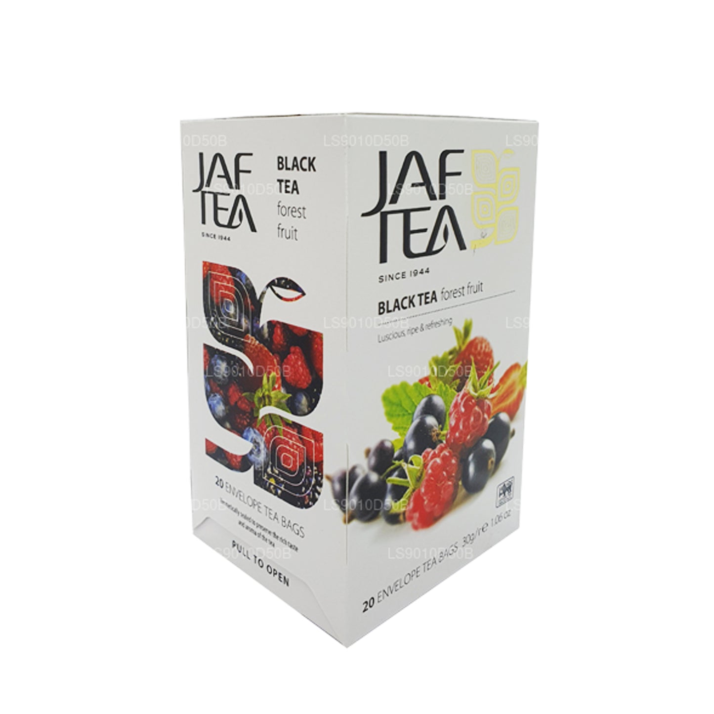 Коллекция чистых фруктов Jaf Tea Черный чай «Лесные фрукты» (30 г) 20 пакетиков