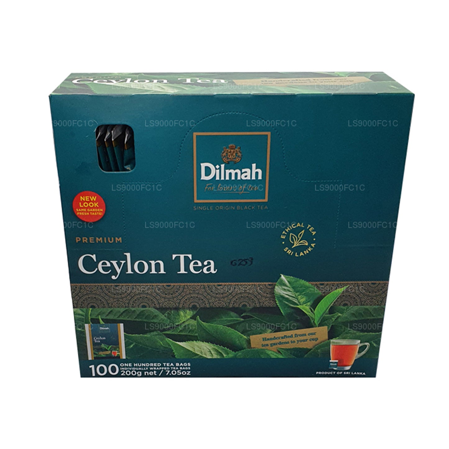 Цейлонский чай Dilmah Premium в индивидуальной упаковке 100 чайных пакетиков (200 г)