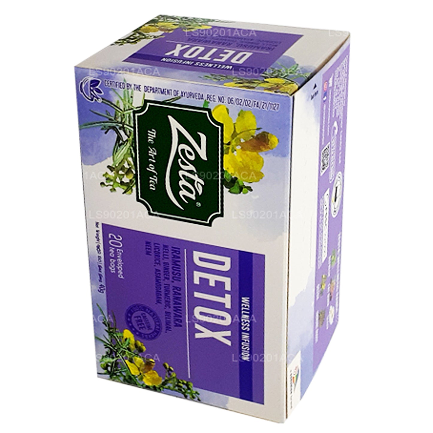 Zesta Детокс Ирамусу, Ранавара (40 г) 20 чайных пакетиков