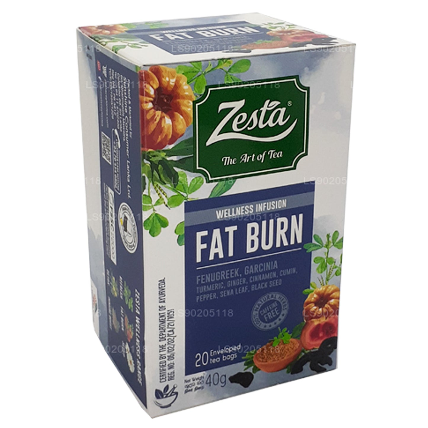 Zesta для сжигания жира (40 г) 20 пакетиков чая