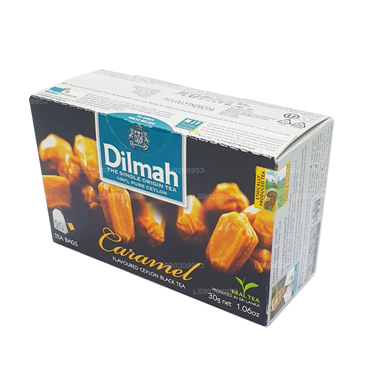 Чай Dilmah со вкусом карамели (40 г) 20 пакетиков