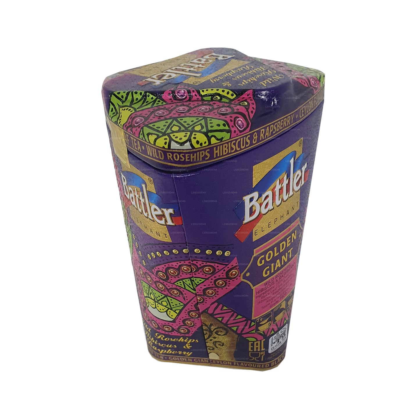 Дикий шиповник, гибискус и малина Battler Golden Giant (100 г) Caddy