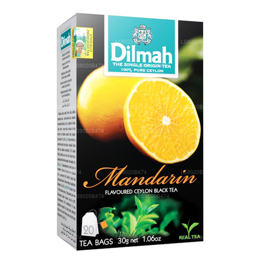 Чай со вкусом мандарина Dilmah (30 г) 20 пакетиков