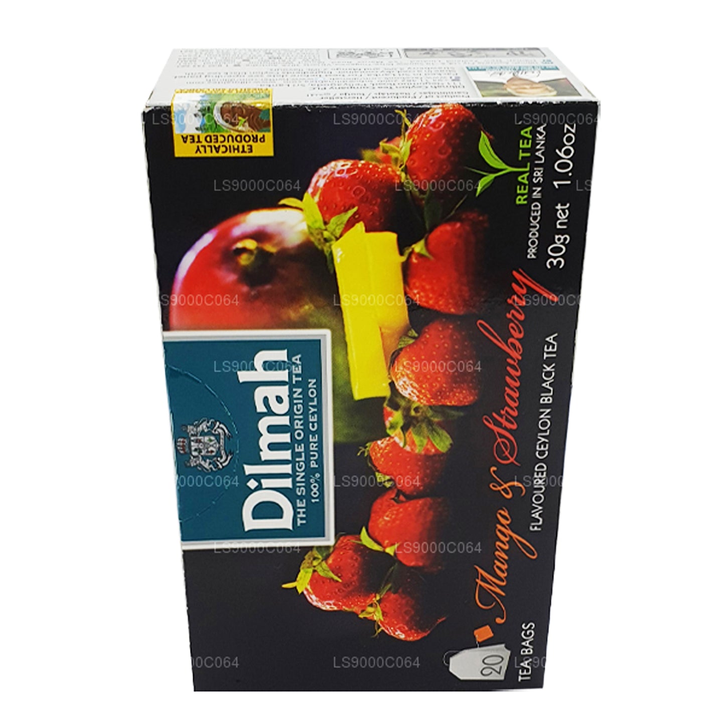 Чай Dilmah со вкусом манго и клубники (30 г) 20 пакетиков