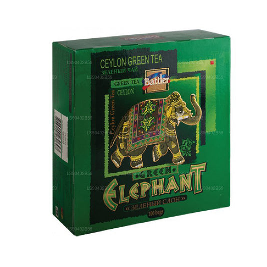 Зеленый слон Battler (200 г) 100 пакетиков чая