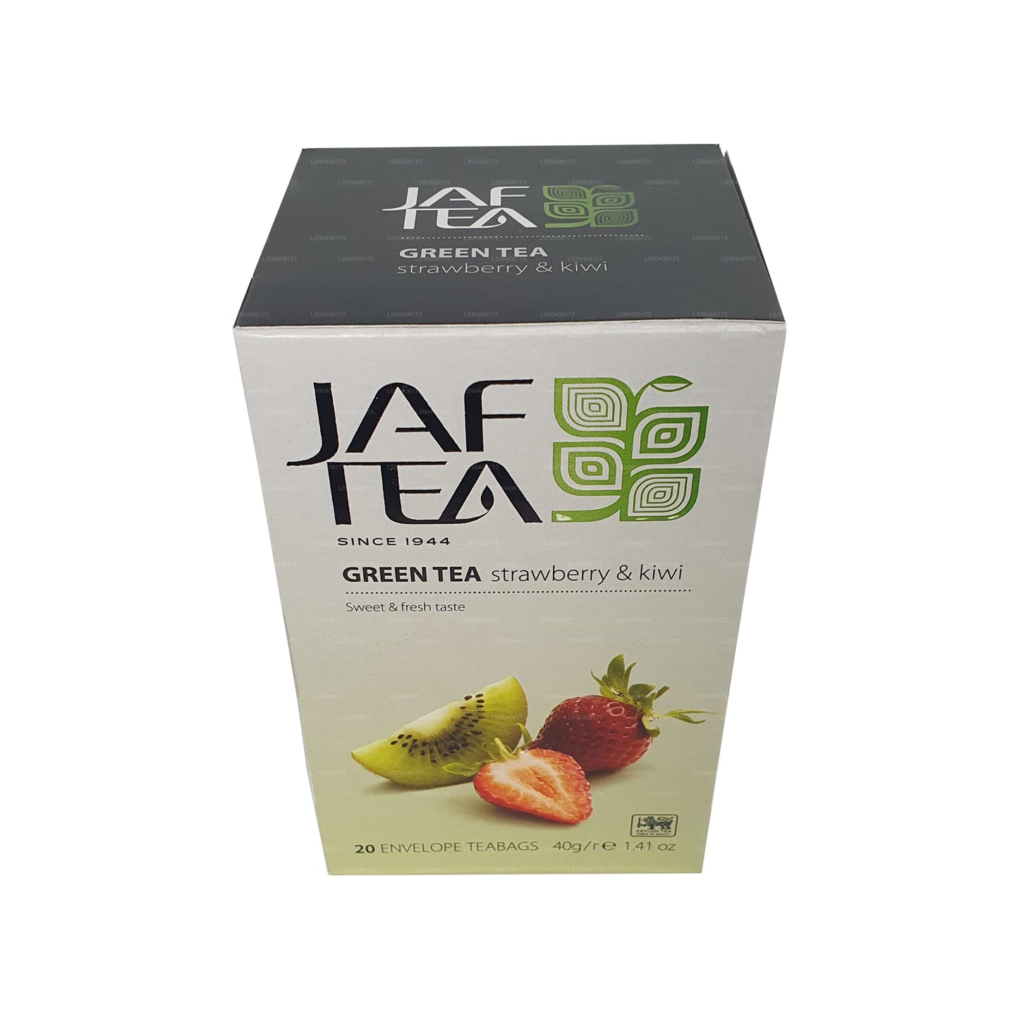 Jaf Tea Pure Green Collection Зеленый чай Клубника и киви (40 г) 20 чайных пакетиков