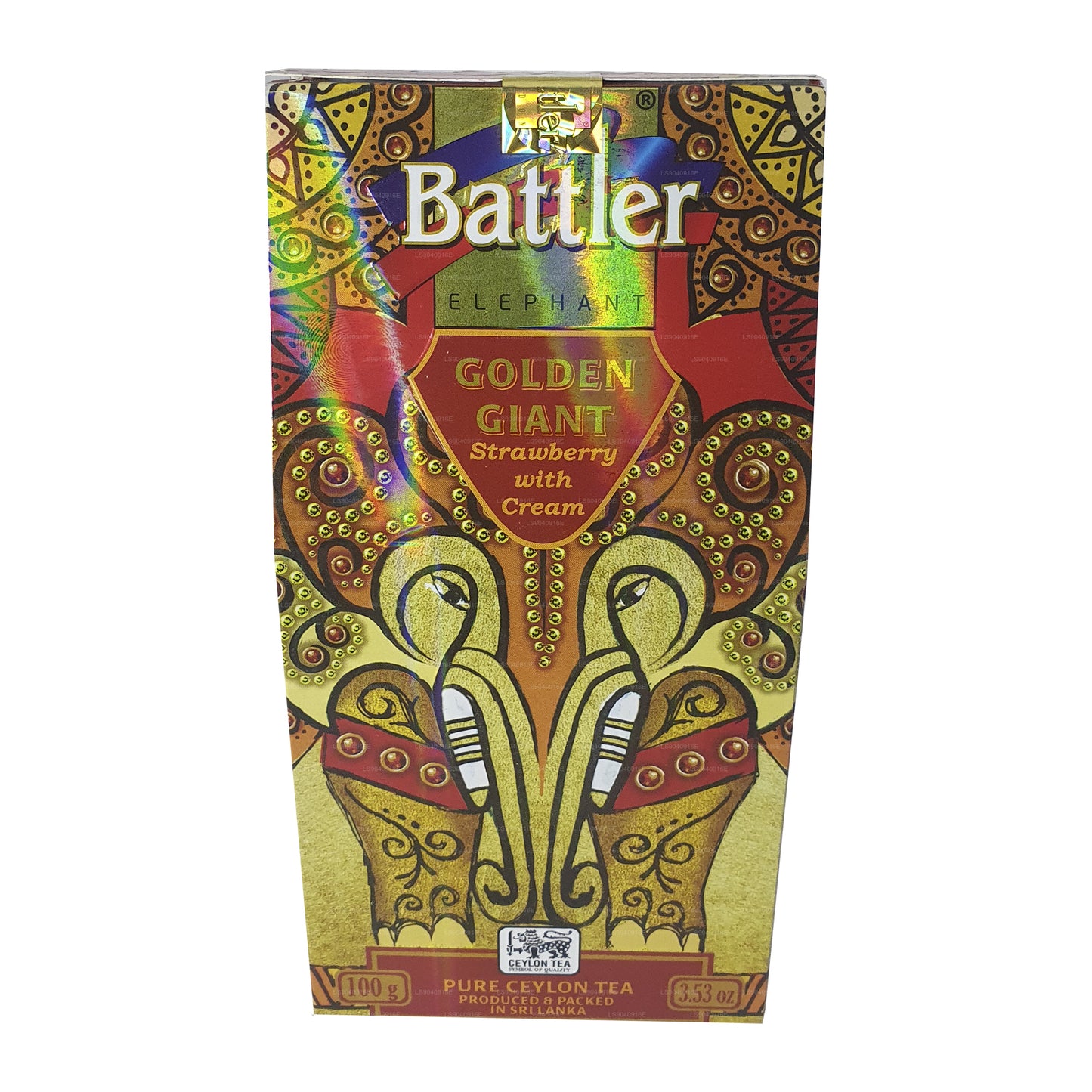 Клубника Battler со сливками (100 г) Tin Caddy