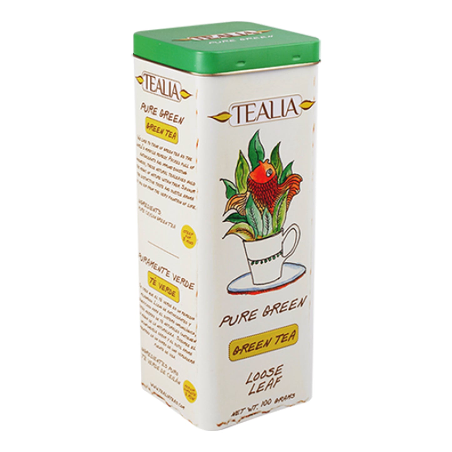 Чистый зеленый чай Tealia (100 г)