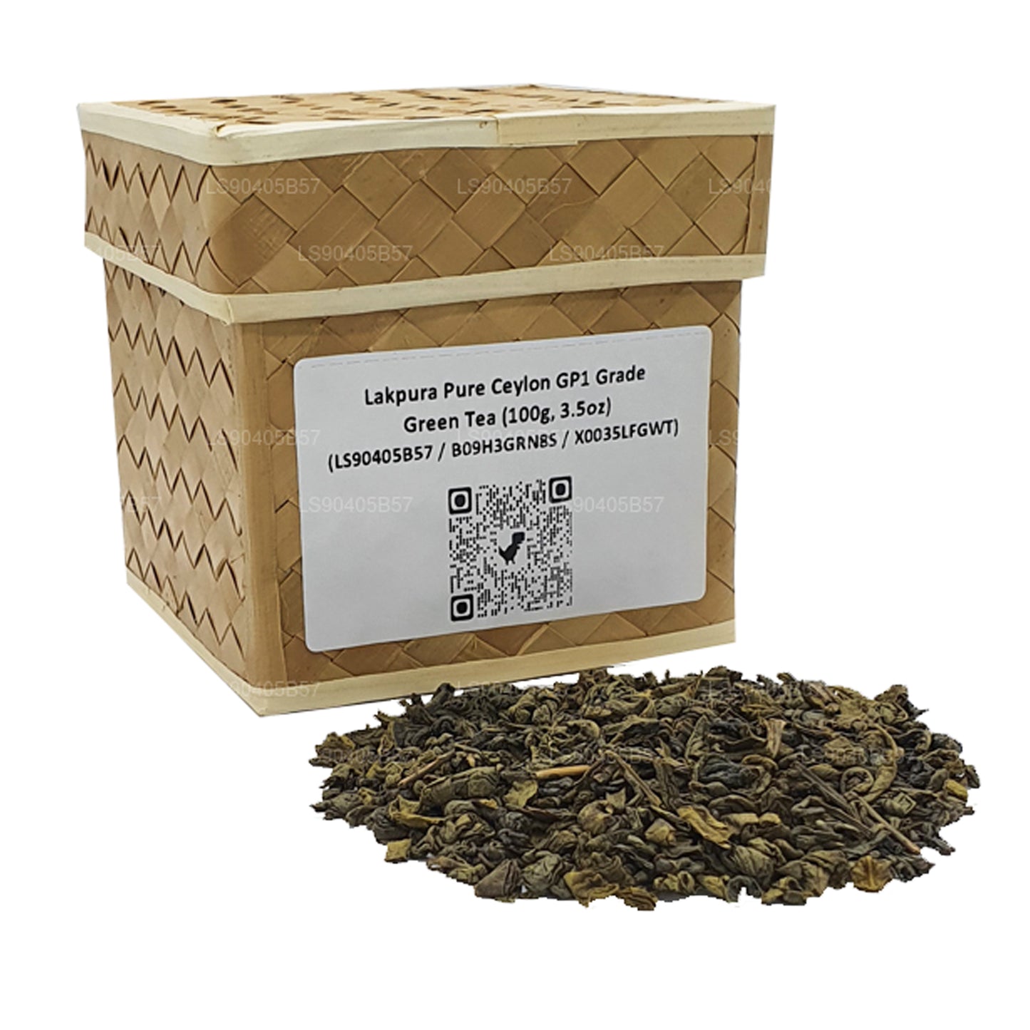 Зеленый чай Lakpura Чистый цейлонский сорт GP1 (100 г)