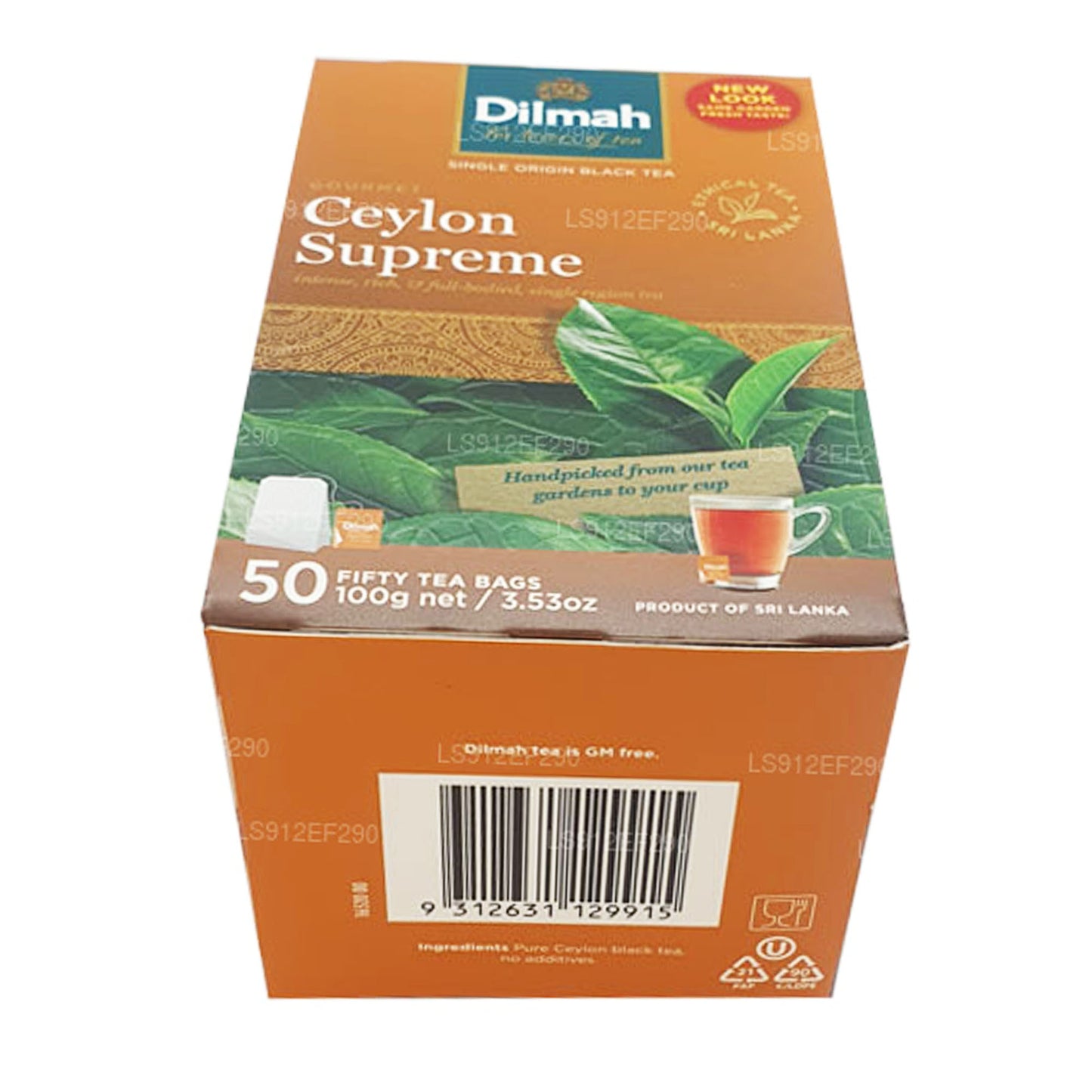 Dilmah Цейлон Супрем (100 г) 50 пакетиков чая