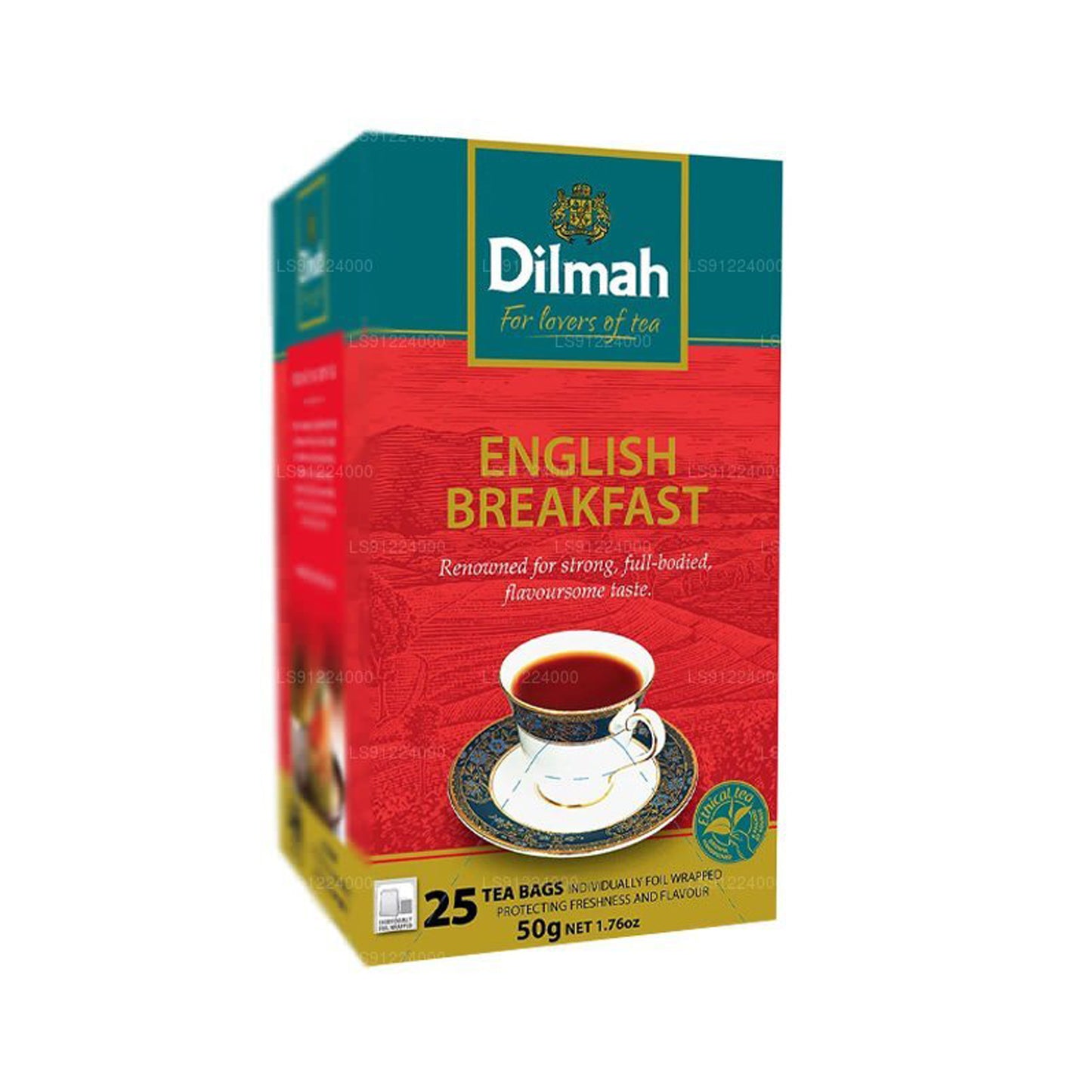 Английский чай для завтрака Dilmah (50 г) 25 пакетиков