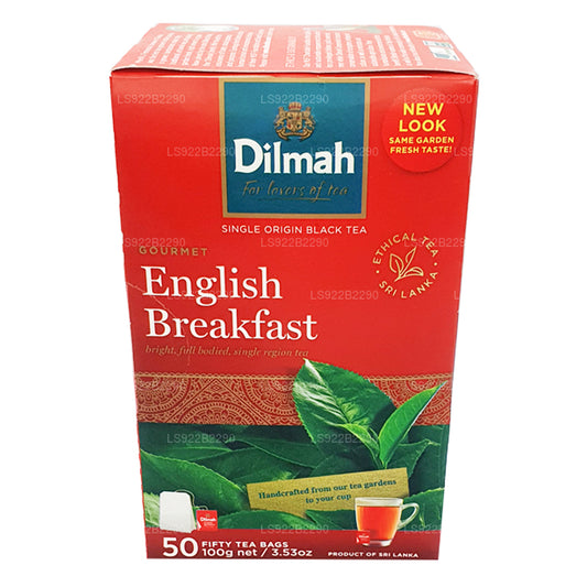 Английский чай для завтрака Dilmah, 50 пакетиков (100 г)