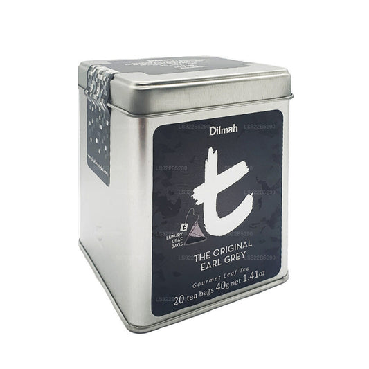 Dilmah T-серия Оригинальный чай Эрл Грей (40 г) 20 чайных пакетиков