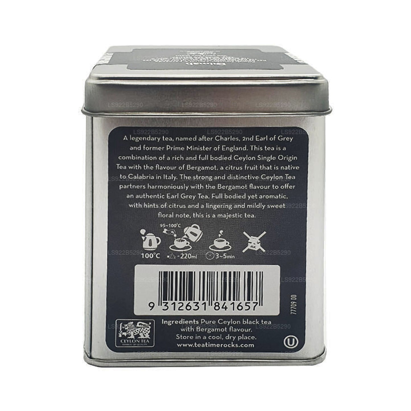 Dilmah T-серия Оригинальный чай Эрл Грей (40 г) 20 чайных пакетиков