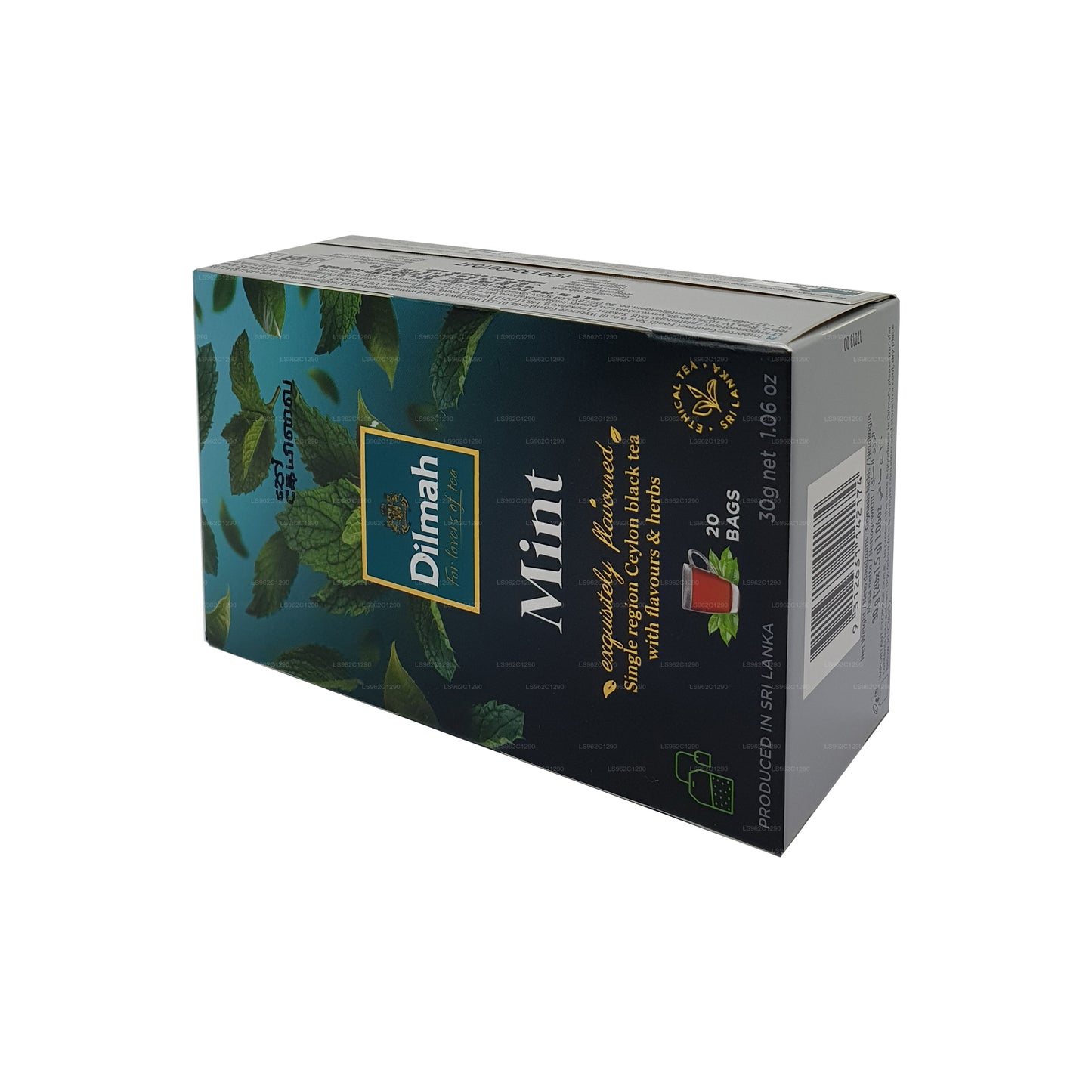 Цейлонский черный чай Dilmah со вкусом мяты (30 г)