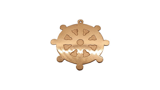 Copper Dharmachakra (4 cm)