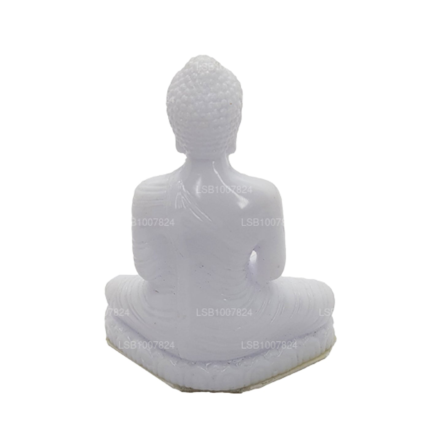 Статуя Будды (белый цвет) для приборной панели автомобиля (7 см x 3 см)