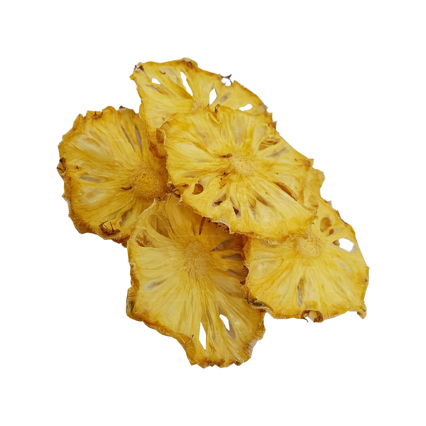 Пакет обезвоженных ломтиков ананаса Lakpura (100 г)
