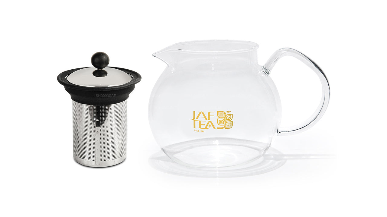 Стеклянный чайник Jaf Tea с инфузором из нержавеющей стали