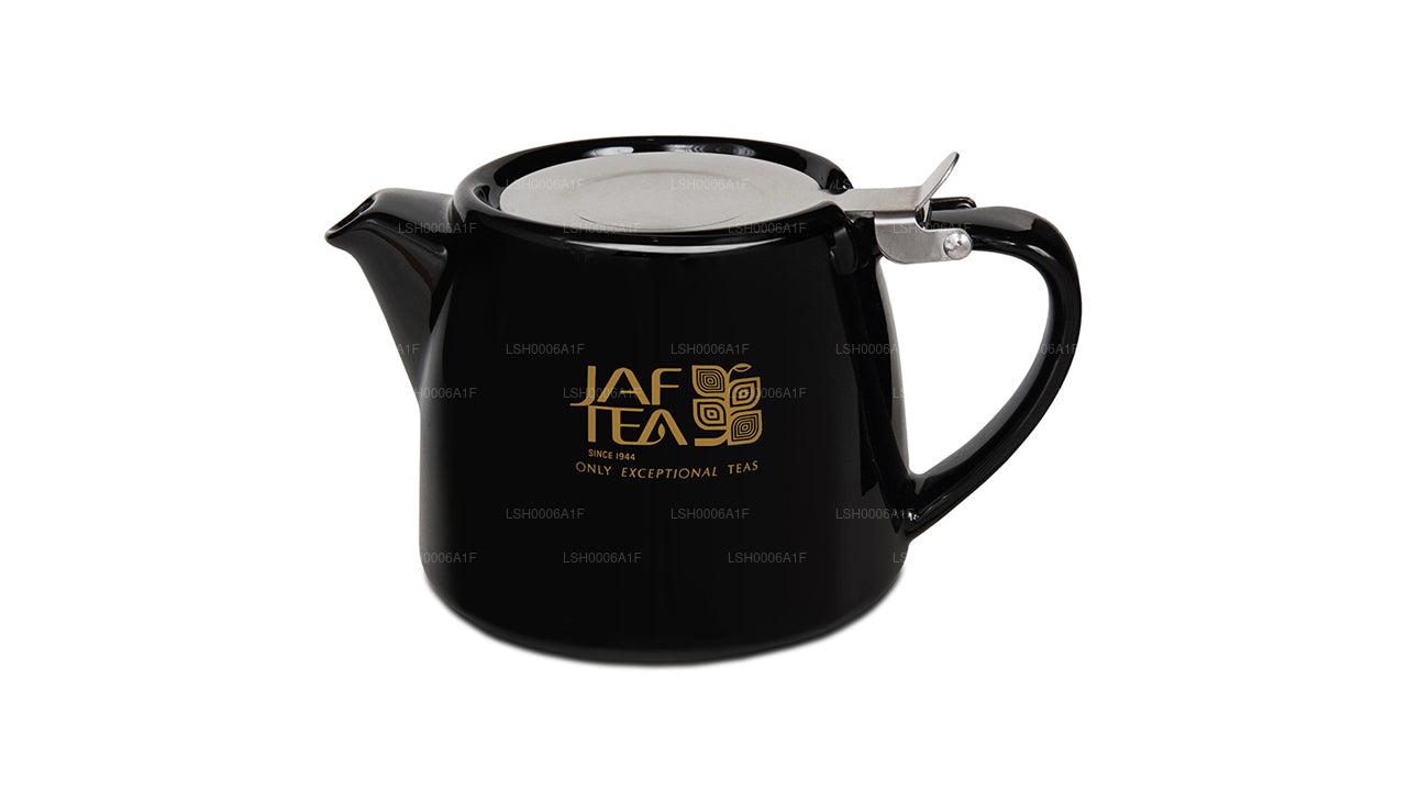 Высокоглянцевый фарфоровый чайник типа черного пня Jaf Tea с инфузором из нержавеющей стали