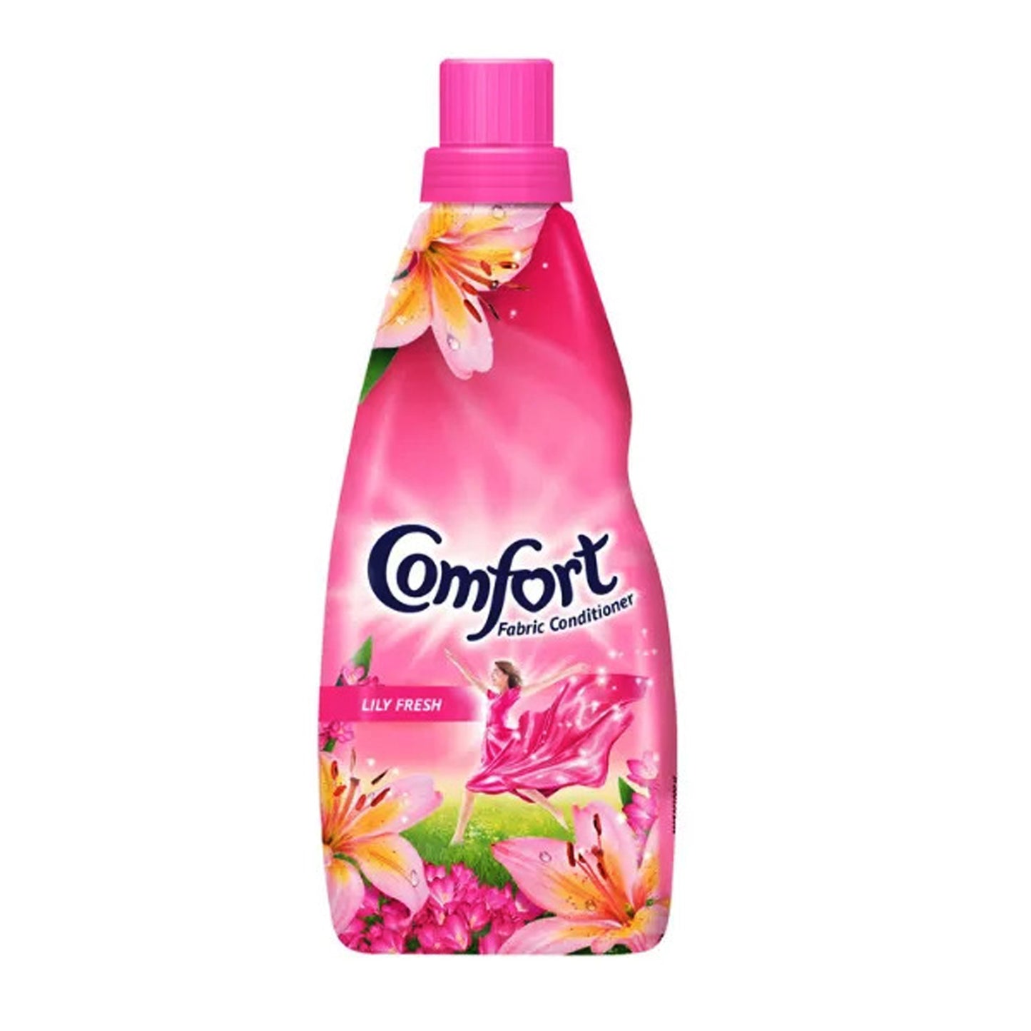 Кондиционер для белья «Комфорт после стирки» Lily Fresh (розовый) (860 мл)