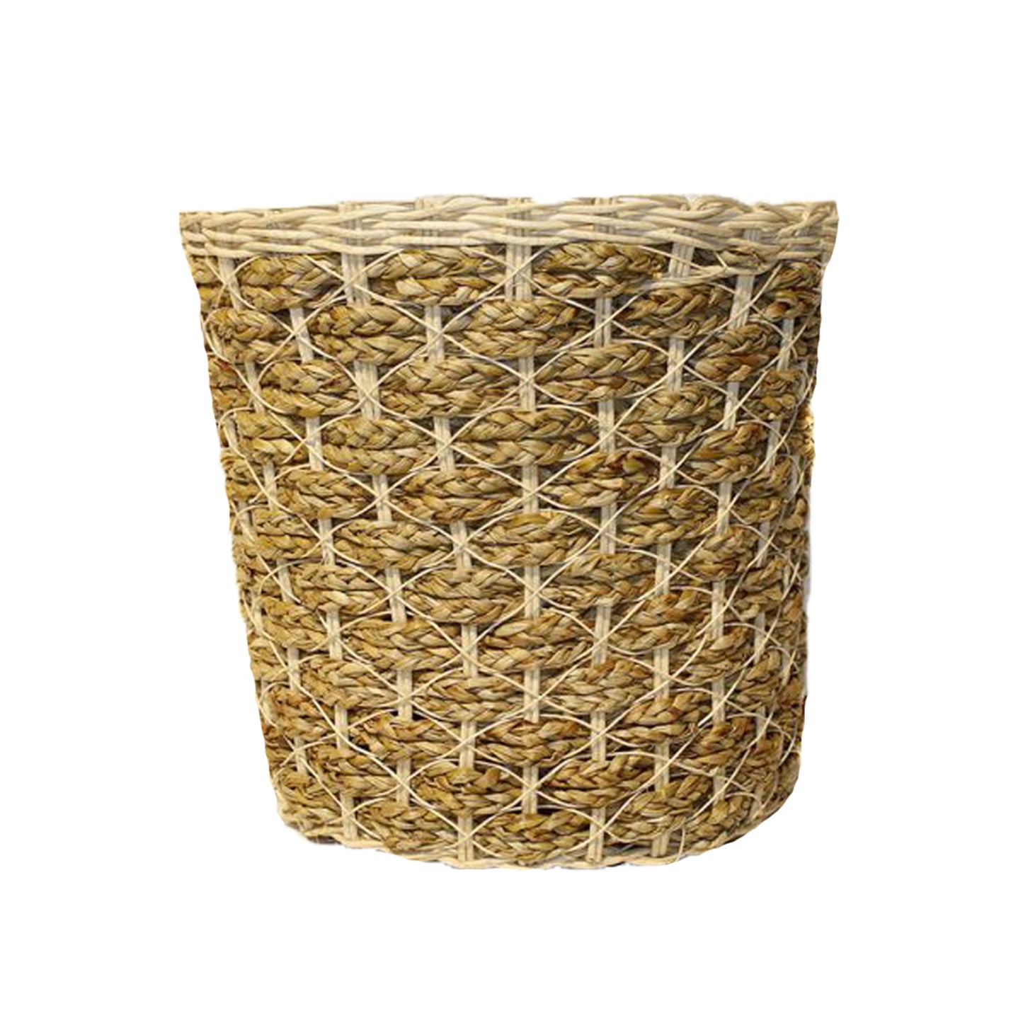 Handmade Bins Made of Cane and Reed