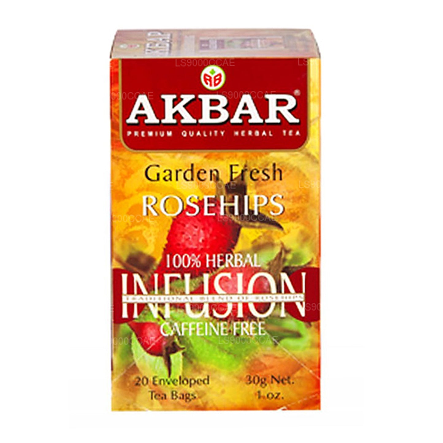 Свежий шиповник Akbar Garden 20 пакетиков чая (30 г)