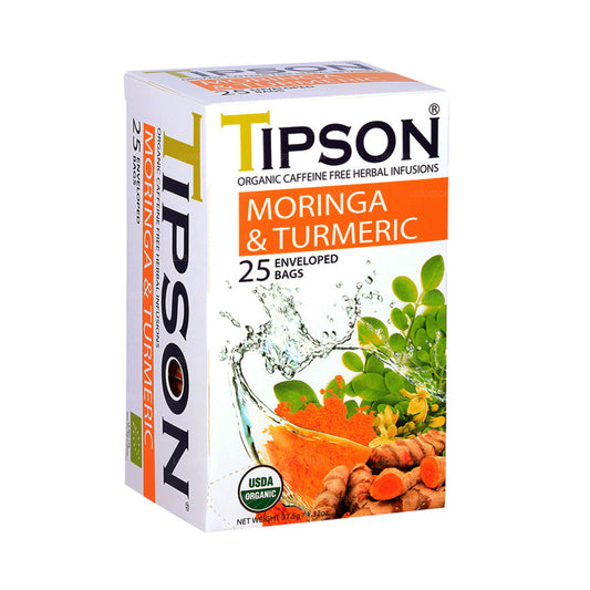 Органический чай Tipson с морингой и куркумой (37,5 г)