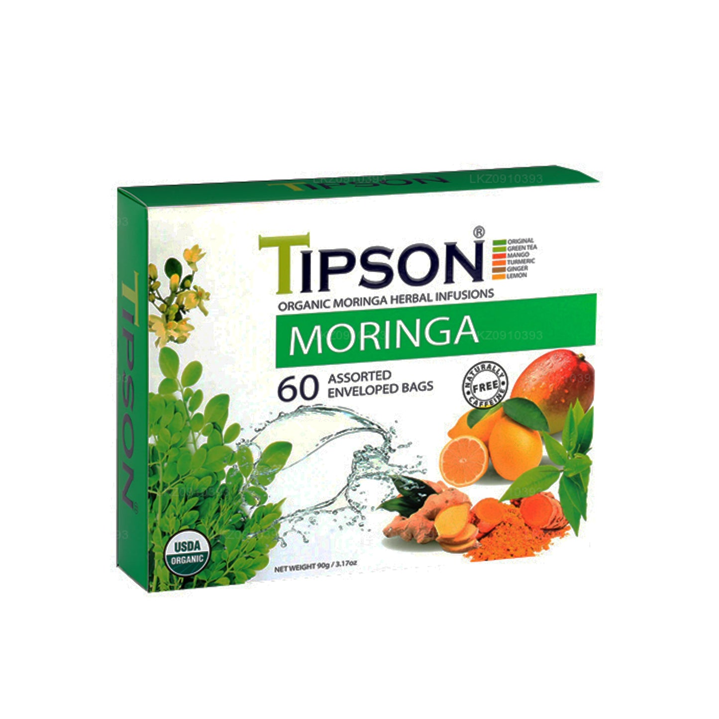 Ассорти из органической моринги Tipson Tea (90 г)