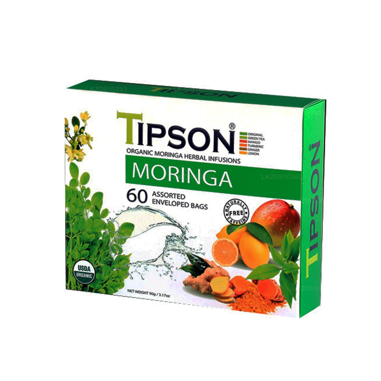 Ассорти из органической моринги Tipson Tea (90 г)
