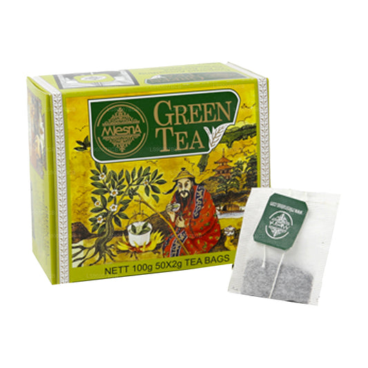 Зеленый чай Mlesna (100 г) 50 пакетиков