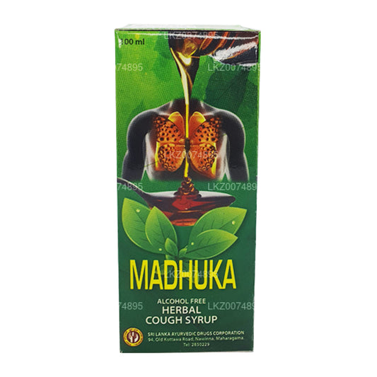 Травяной сироп от кашля SLADC «Мадхука» (100 мл)